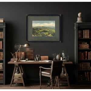 Mt St Helens Mt Rainier And Mt Adams From Mt Hood Oregon — vintage wall art by Bella Frye