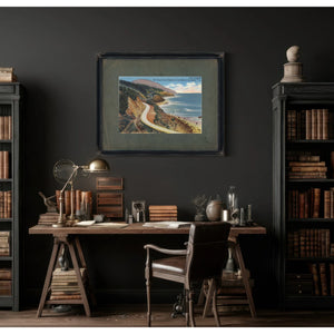 The Oregon Coast Highway On The Shores Of The Pacific — vintage wall art by Bella Frye