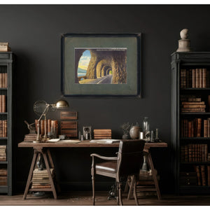 Mitchell's Point Tunnel Columbia River Highway Oregon — vintage wall art by Bella Frye