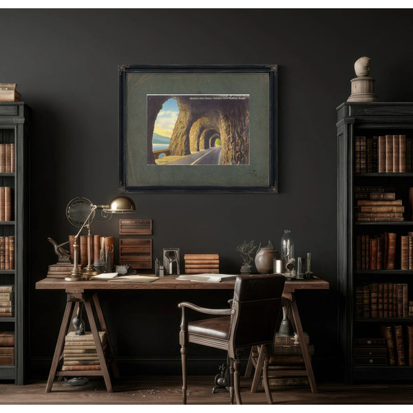 Mitchell's Point Tunnel Columbia River Highway Oregon — vintage wall art by Bella Frye