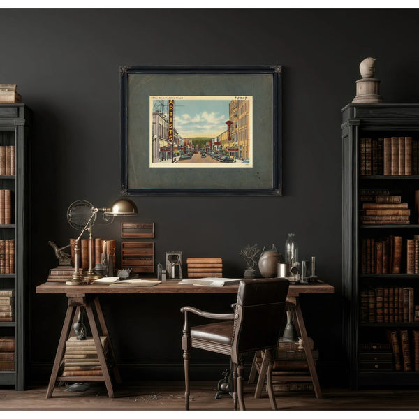 Main Street Pendleton Oregon — vintage wall art by Bella Frye