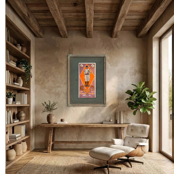 Boston Garter Color Ty Cobb — Framed Wall Art Room View | Bella Frye