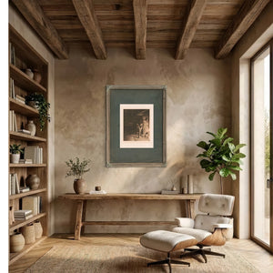Lincoln as Boy 1914 — Framed Wall Art Room View | Bella Frye