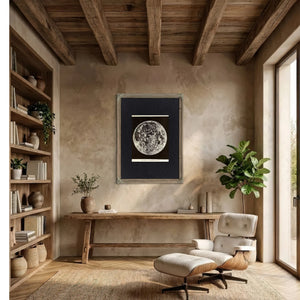 The Expired Planet Victorian Lunar Death Portrait — Framed Wall Art Room View | Bella Frye