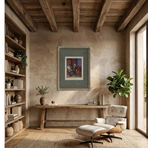 Benjamin Franklin 1842 1852 — Framed Wall Art Room View | Bella Frye