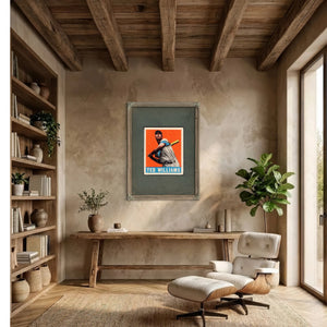 Leaf Ted Williams — Framed Wall Art Room View | Bella Frye