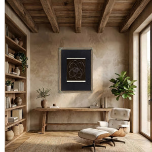Jupiter's Captives the Celestial Prison of Wandering Comets — Framed Wall Art Room View | Bella Frye