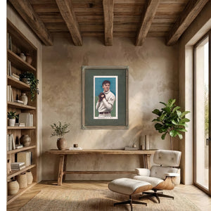 Christy Mathewson New York Giants Baseball Card Portrait 4 — Framed Wall Art Room View | Bella Frye