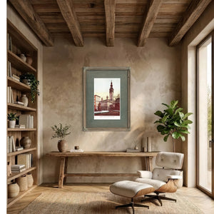 The Gilded Arena Stanford Whites Tower of Spectacle and Scandal — Framed Wall Art Room View | Bella Frye