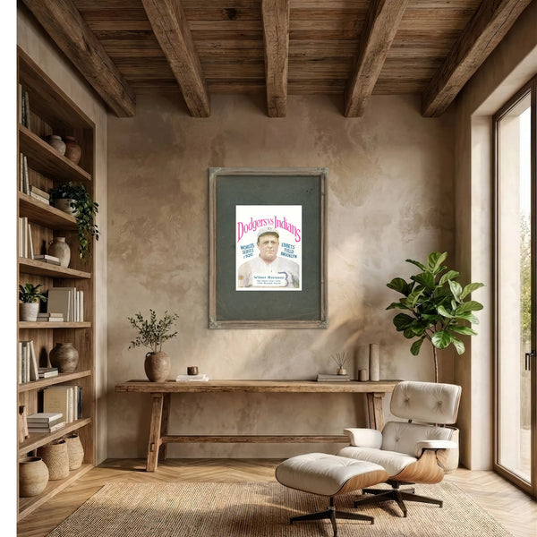 World Series Program — Framed Wall Art Room View | Bella Frye