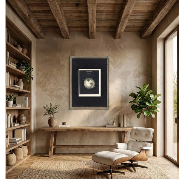The Celestial Sphere Its Earthly Boundaries — Framed Wall Art Room View | Bella Frye