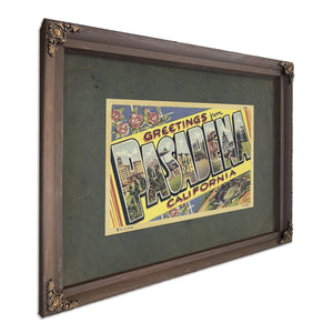California Pasadena — Bourbon Framed Canvas Print | Bella Frye