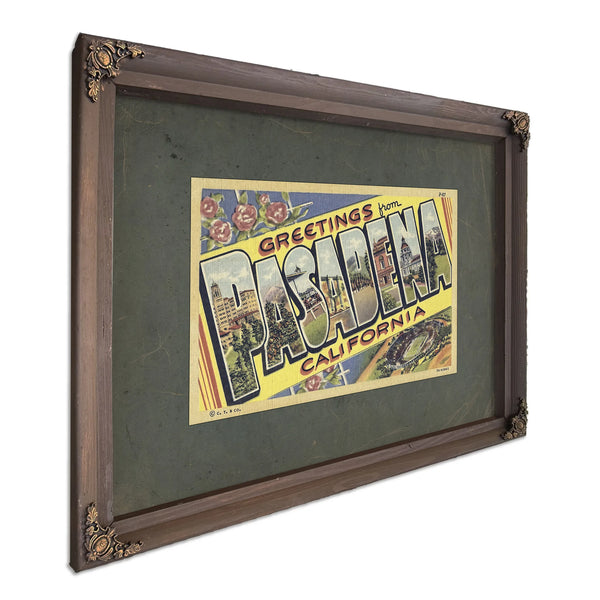 California Pasadena — Bourbon Framed Canvas Print | Bella Frye
