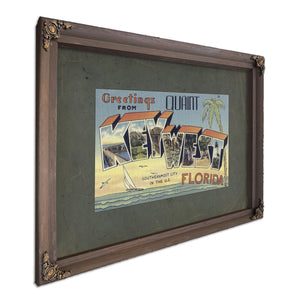 Florida Key West — Bourbon Framed Canvas Print | Bella Frye