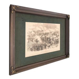 Battle of New Berne Nc 1885 — Bourbon Framed Canvas Print | Bella Frye