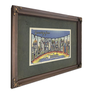 Mississippi — Bourbon Framed Canvas Print | Bella Frye