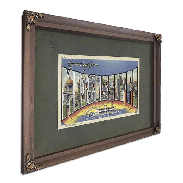 Mississippi — Bourbon Framed Canvas Print | Bella Frye