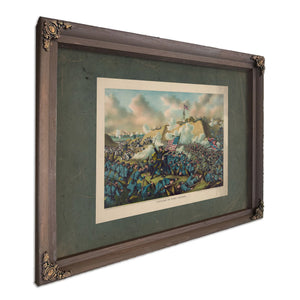 Capture of Fort Fisher 189 — Bourbon Framed Canvas Print | Bella Frye