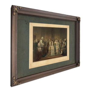 Life of George Washingtonthe Citizen 1854 — Bourbon Framed Canvas Print | Bella Frye