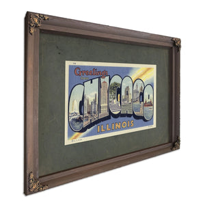 Illinois Chicago — Bourbon Framed Canvas Print | Bella Frye