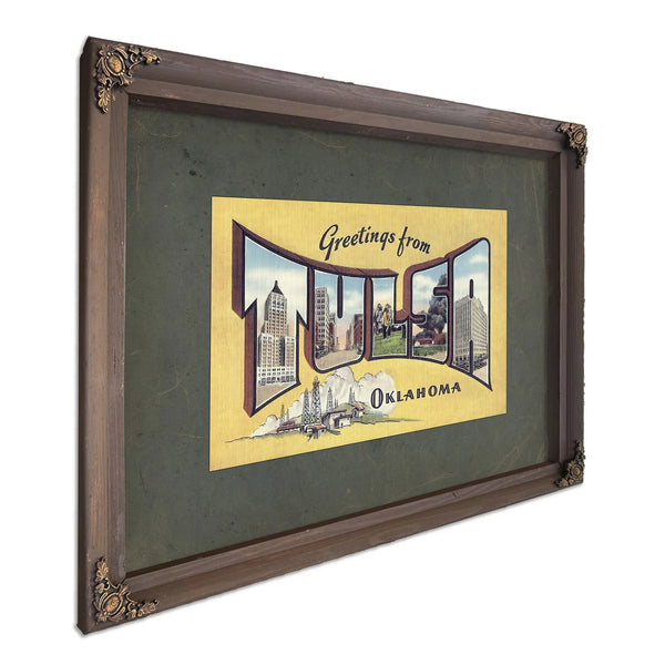 Oklahoma Tulsa — Bourbon Framed Canvas Print | Bella Frye