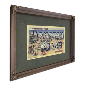 New Hampshire Hampton Beach — Bourbon Framed Canvas Print | Bella Frye