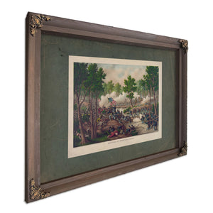 Battle of Spottsylvaniaengagements at Laurel Hill Ny River Va May 8 to 18 1 — Bourbon Framed Canvas Print | Bella Frye