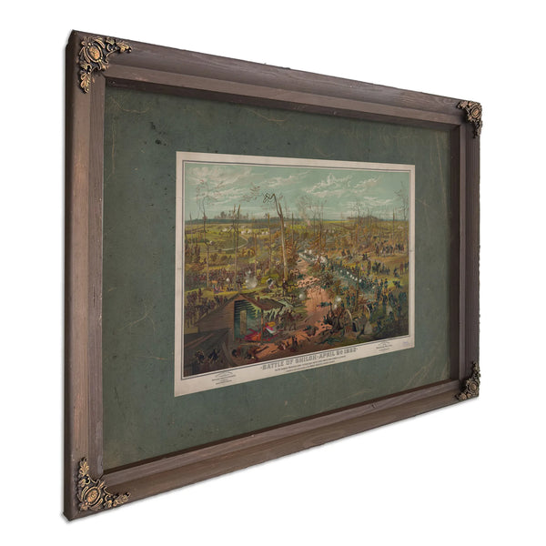 Battle of Shiloh April 6th 1862 1862 — Bourbon Framed Canvas Print | Bella Frye