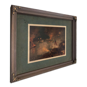 Battle of Port Hudson 1887 — Bourbon Framed Canvas Print | Bella Frye
