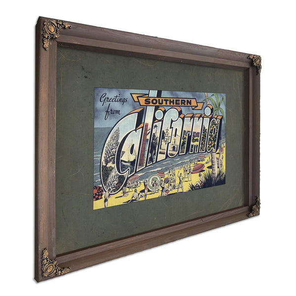 California Southern — Bourbon Framed Canvas Print | Bella Frye