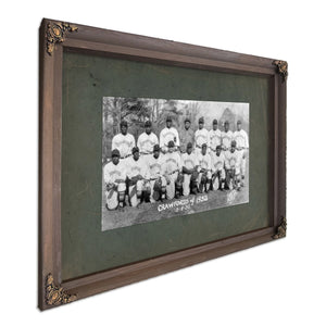 Pittsburgh Crawfords 71e1d4 — Bourbon Framed Canvas Print | Bella Frye