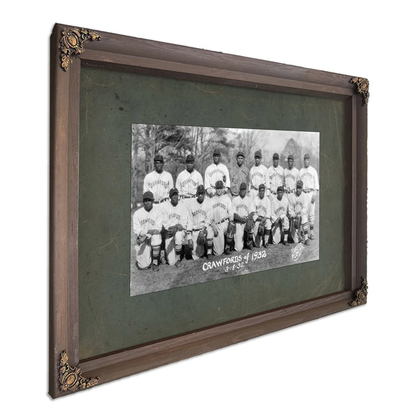 Pittsburgh Crawfords 71e1d4 — Bourbon Framed Canvas Print | Bella Frye