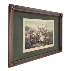 Assault on Fort Sanders 1891 — Bourbon Framed Canvas Print | Bella Frye