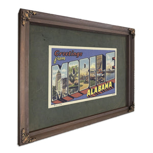 Alabama Mobile — Bourbon Framed Canvas Print | Bella Frye
