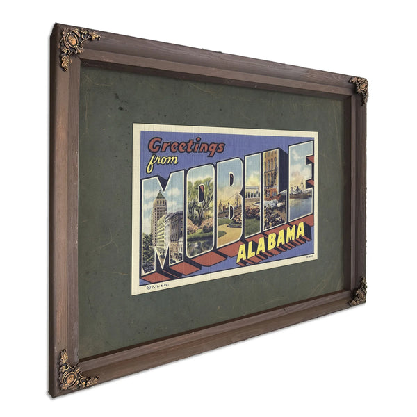 Alabama Mobile — Bourbon Framed Canvas Print | Bella Frye