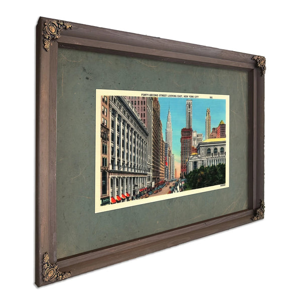 42nd Street — Bourbon Framed Canvas Print | Bella Frye