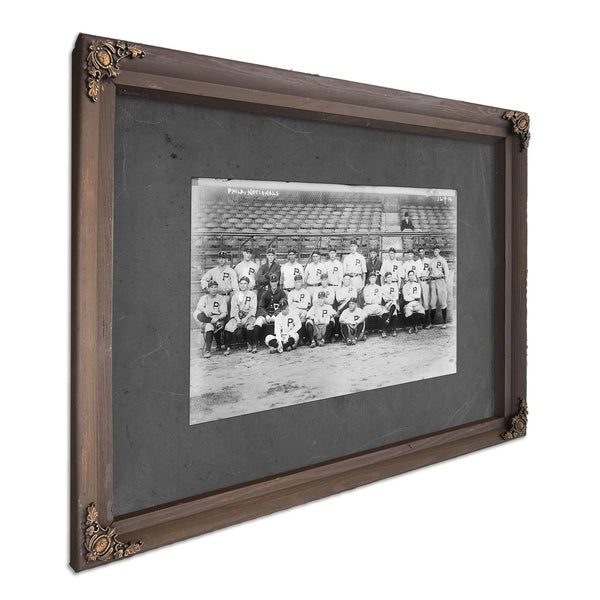 Philadelphia Nl World Series Team Baseball — Bourbon Framed Canvas Print | Bella Frye