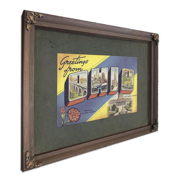 Ohio — Bourbon Framed Canvas Print | Bella Frye