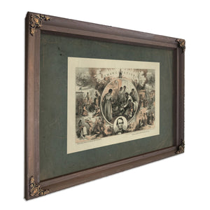 Emancipation 1865 — Bourbon Framed Canvas Print | Bella Frye