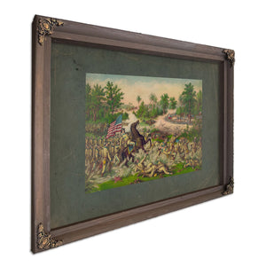 Battle of Quingua Phil I April 23 1899 1899 — Bourbon Framed Canvas Print | Bella Frye