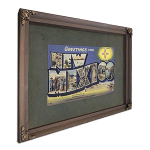 New Mexico — Bourbon Framed Canvas Print | Bella Frye