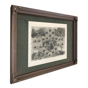 American Methodism 19th Century — Bourbon Framed Canvas Print | Bella Frye