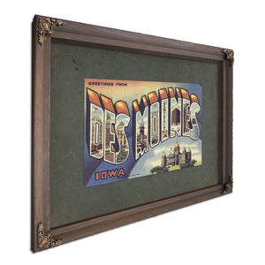 Iowa Des Moines — Bourbon Framed Canvas Print | Bella Frye
