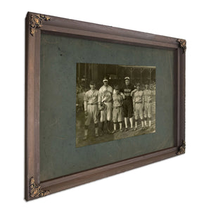 Babe Ruth Lou Gehrig 1927 Barnstorming Tour 423f32 — Bourbon Framed Canvas Print | Bella Frye