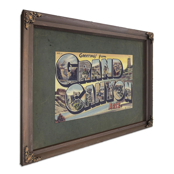 Arizona Grand Canyon — Bourbon Framed Canvas Print | Bella Frye
