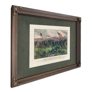 Battle of Corinth Miss Oct 4th 1862 1862 — Bourbon Framed Canvas Print | Bella Frye