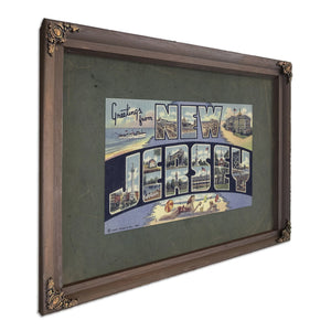 New Jersey — Bourbon Framed Canvas Print | Bella Frye