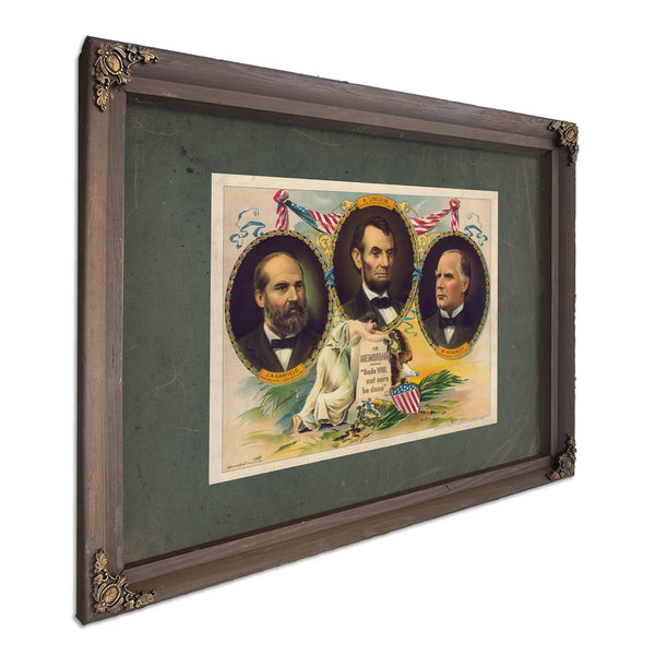 in Memoriam Gods Will Not Ours Be Done 191 — Bourbon Framed Canvas Print | Bella Frye