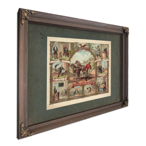 I Feed You All! 1875 — Bourbon Framed Canvas Print | Bella Frye