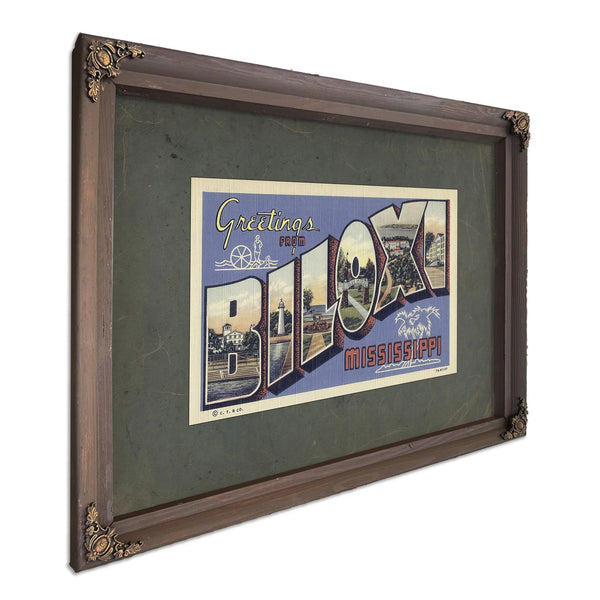 Mississippi Biloxi — Bourbon Framed Canvas Print | Bella Frye